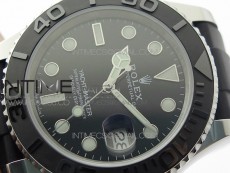 Yacht-Master 42mm 226659 3EF 1:1 Best Edition 3D Black Ceramic Bezel on Black Rubber Strap VS3235