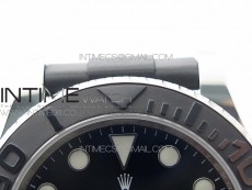 Yacht-Master 42mm 226659 3EF 1:1 Best Edition 3D Black Ceramic Bezel on Black Rubber Strap VS3235