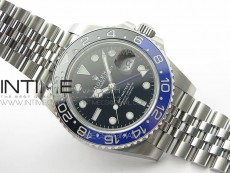 GMT-Master II 126710 Black/Blue Ceramic Bezel 904L SS GMF 1:1 Best Edition Black Dial on 904L Jubilee Bracelet A3285