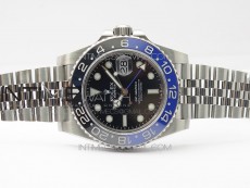 GMT-Master II 126710 Black/Blue Ceramic Bezel 904L SS GMF 1:1 Best Edition Black Dial on 904L Jubilee Bracelet A3285