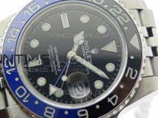 GMT-Master II 126710 Black/Blue Ceramic Bezel 904L SS GMF 1:1 Best Edition Black Dial on 904L Jubilee Bracelet A3285