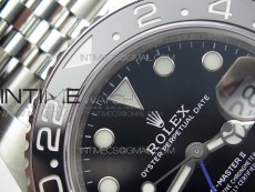 GMT-Master II 126710 Black/Blue Ceramic Bezel 904L SS GMF 1:1 Best Edition Black Dial on 904L Jubilee Bracelet A3285