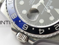 GMT-Master II 126710 Black/Blue Ceramic Bezel 904L SS GMF 1:1 Best Edition Black Dial on 904L Jubilee Bracelet A3285
