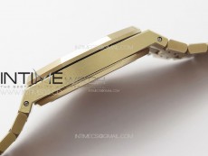 Royal Oak 41mm 15500 RG ZF 1:1 Best Edition White Textured Dial on RG Bracelet A4302 V2