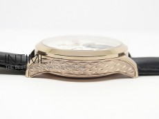 Master Tourbillion RG White Dial on Brown Leather Strap