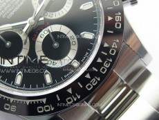 Daytona 116500 Clean 1:1 Best Edition 904L SS Case and Bracelet Black Dial SA4130