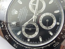 Daytona 116500 Clean 1:1 Best Edition 904L SS Case and Bracelet Black Dial SA4130