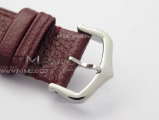 Tank Louis Ladies 25mm SS 8848F 1:1 Best Edition White Dial on Dark Red Leather Strap Ronda Quartz