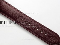 Tank Louis Ladies 25mm SS 8848F 1:1 Best Edition White Dial on Dark Red Leather Strap Ronda Quartz