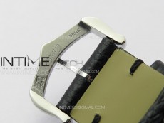 Tank Louis Ladies 25mm SS/Crystal 8848F 1:1 Best Edition White Dial on Black Leather Strap Ronda Quartz