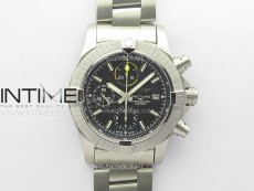 Avenger Chrono SS Yellow Second hand B50 Black Dial on SS Bracelet A7750