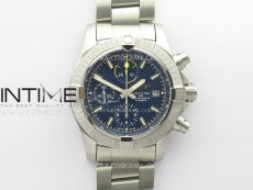 Avenger Chrono SS Yellow Second hand B50 Blue Dial on SS Bracelet A7750