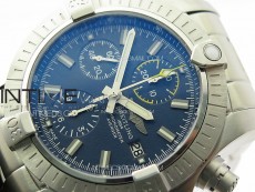 Avenger Chrono SS Yellow Second hand B50 Blue Dial on SS Bracelet A7750