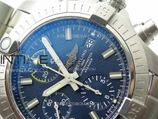 Avenger Chrono SS Yellow Second hand B50 Blue Dial on SS Bracelet A7750