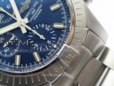 Avenger Chrono SS Yellow Second hand B50 Blue Dial on SS Bracelet A7750