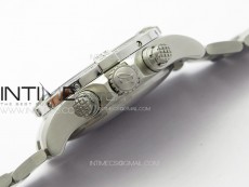 Avenger Chrono SS White Second hand B50 Black Dial on SS Bracelet A7750