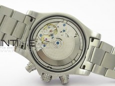 Avenger Chrono SS White Second hand B50 Black Dial on SS Bracelet A7750