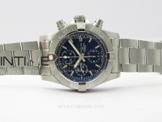 Avenger Chrono SS White Second hand B50 Blue Dial on SS Bracelet A7750