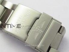 Avenger Chrono SS White Second hand B50 Blue Dial on SS Bracelet A7750