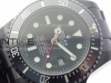 Sea-Dweller 116660 Blacken DLC Black Inner BP Best Edition Black Dial on SS Bracelet A2824