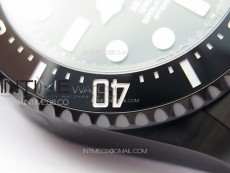 Sea-Dweller 116660 Blacken DLC Black Inner BP Best Edition Black Dial on SS Bracelet A2824