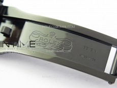 Sea-Dweller 116660 Blacken DLC Black Inner BP Best Edition Black Dial on SS Bracelet A2824