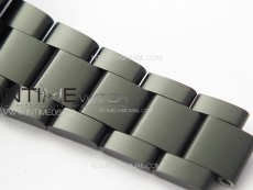 Sea-Dweller 116660 Blacken DLC Green Inner BP Best Edition Black Dial on SS Bracelet A2824