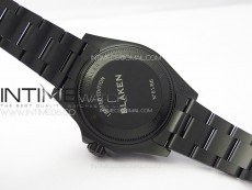 Sea-Dweller 116660 Blacken DLC Green Inner BP Best Edition Black Dial on SS Bracelet A2824