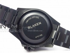 Sea-Dweller 116660 Blacken DLC Green Inner BP Best Edition Black Dial on SS Bracelet A2824