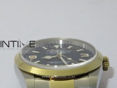Explorer 124273 36mm 904L Steel JDF 1:1 Best Edition Black Dial on SS/YG Bracelet VR3230