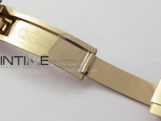 Yacht-Master 126655 3EF 1:1 Best Edition 3D Black Ceramic Bezel on Black Rubber Strap VR3235