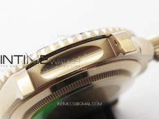 Yacht-Master 126655 3EF 1:1 Best Edition 3D Black Ceramic Bezel on Black Rubber Strap VR3235