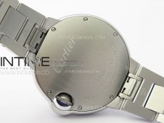 Ballon Bleu 33mm SS K3F 1:1 Best Edition White Textured Dial on SS Bracelet A076