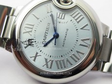 Ballon Bleu 33mm SS K3F 1:1 Best Edition Ice Blue Dial on SS Bracelet A076