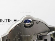 Ballon Bleu 33mm SS K3F 1:1 Best Edition Ice Blue Dial on SS Bracelet A076