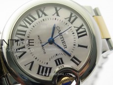 Ballon Bleu 33mm SS/RG K3F 1:1 Best Edition White MOP Dial on SS Bracelet A076