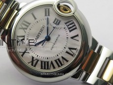Ballon Bleu 33mm SS/RG K3F 1:1 Best Edition White MOP Dial on SS Bracelet A076