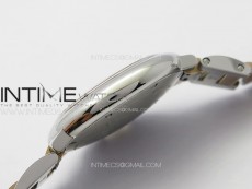 Ballon Bleu 33mm SS/RG K3F 1:1 Best Edition White MOP Dial on SS Bracelet A076