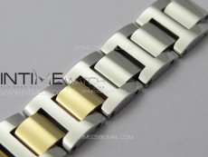 Ballon Bleu 33mm SS/RG K3F 1:1 Best Edition White MOP Dial on SS Bracelet A076