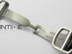 Ballon Bleu 33mm SS K3F 1:1 Best Edition White Textured Dia Markers Dial on Black Leather Strap A076