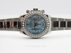 Daytona T Crystals Bezel SS APSF Best Edition Ice Blue Dial On SS Bracelet A7750
