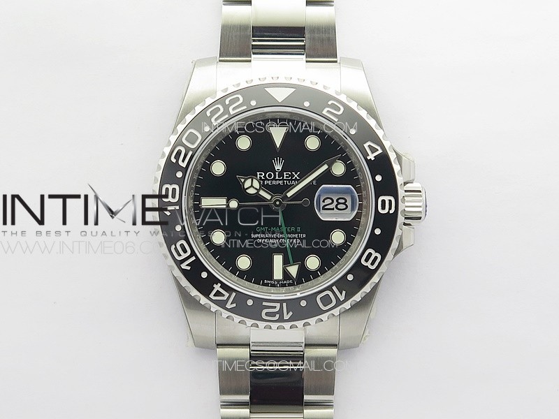 GMT-Master II 116710 LN Black Ceramic 904L Steel APSF 1:1 Best Edition VR3186 CHS