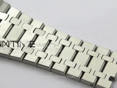 Royal Oak 41mm 15400 SS APSF 1:1 Best Edition Black Textured Dial on SS Bracelet A3120 Super Clone