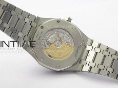 Royal Oak 41mm 15400 SS APSF 1:1 Best Edition Black Textured Dial on SS Bracelet A3120 Super Clone