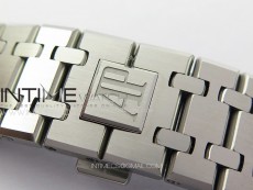 Royal Oak 41mm 15400 SS APSF 1:1 Best Edition Black Textured Dial on SS Bracelet A3120 Super Clone