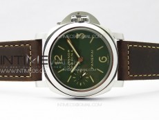 PAM911 T Noob 1:1 Best Edition on Brown Leather Strap A6497 with Y-Incabloc V12