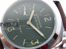 PAM911 T Noob 1:1 Best Edition on Brown Leather Strap A6497 with Y-Incabloc V12