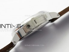 PAM911 T Noob 1:1 Best Edition on Brown Leather Strap A6497 with Y-Incabloc V12