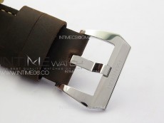 PAM911 T Noob 1:1 Best Edition on Brown Leather Strap A6497 with Y-Incabloc V12