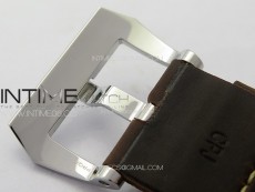 PAM911 T Noob 1:1 Best Edition on Brown Leather Strap A6497 with Y-Incabloc V12